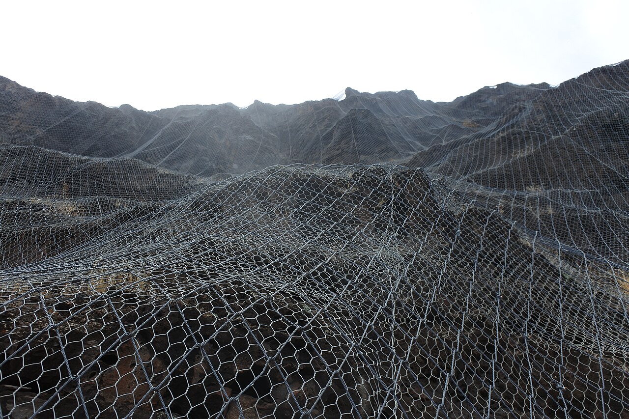 Rockfall Drapery Netting