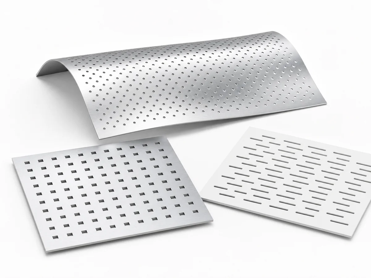 AI-generated reference illustration: Perforated Aluminum Sheet