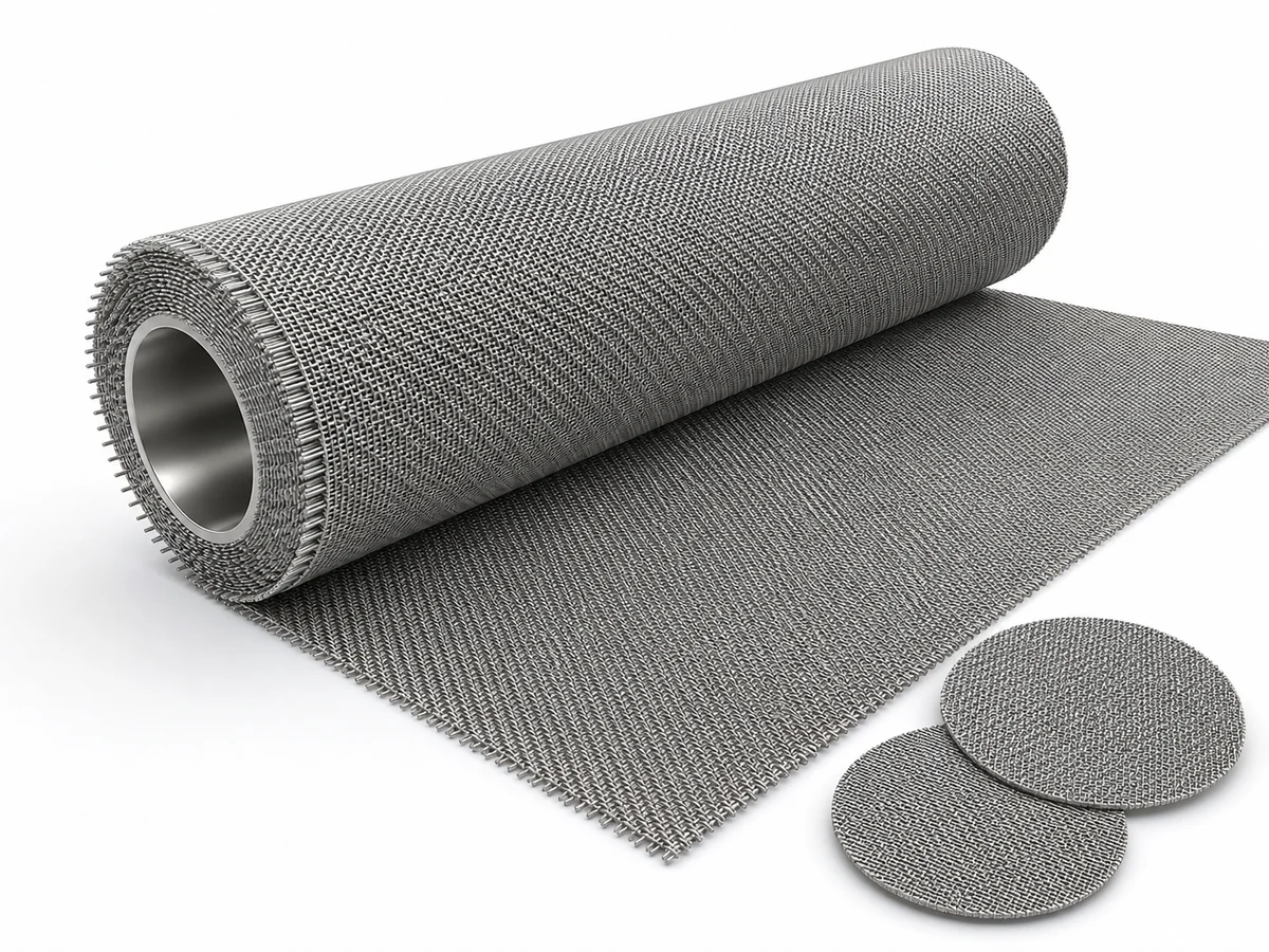 AI-generated reference illustration: Dutch Weave Wire Cloth for Fine Filtration