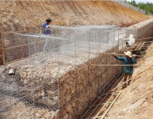 Gabion Check Dam System for Channel Erosion Control